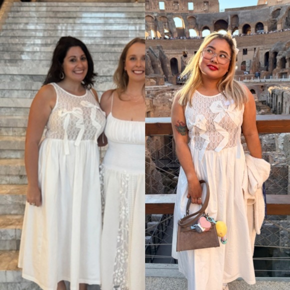 En Saison Denver Mixed Media Midi Dress - Picture 3 of 16